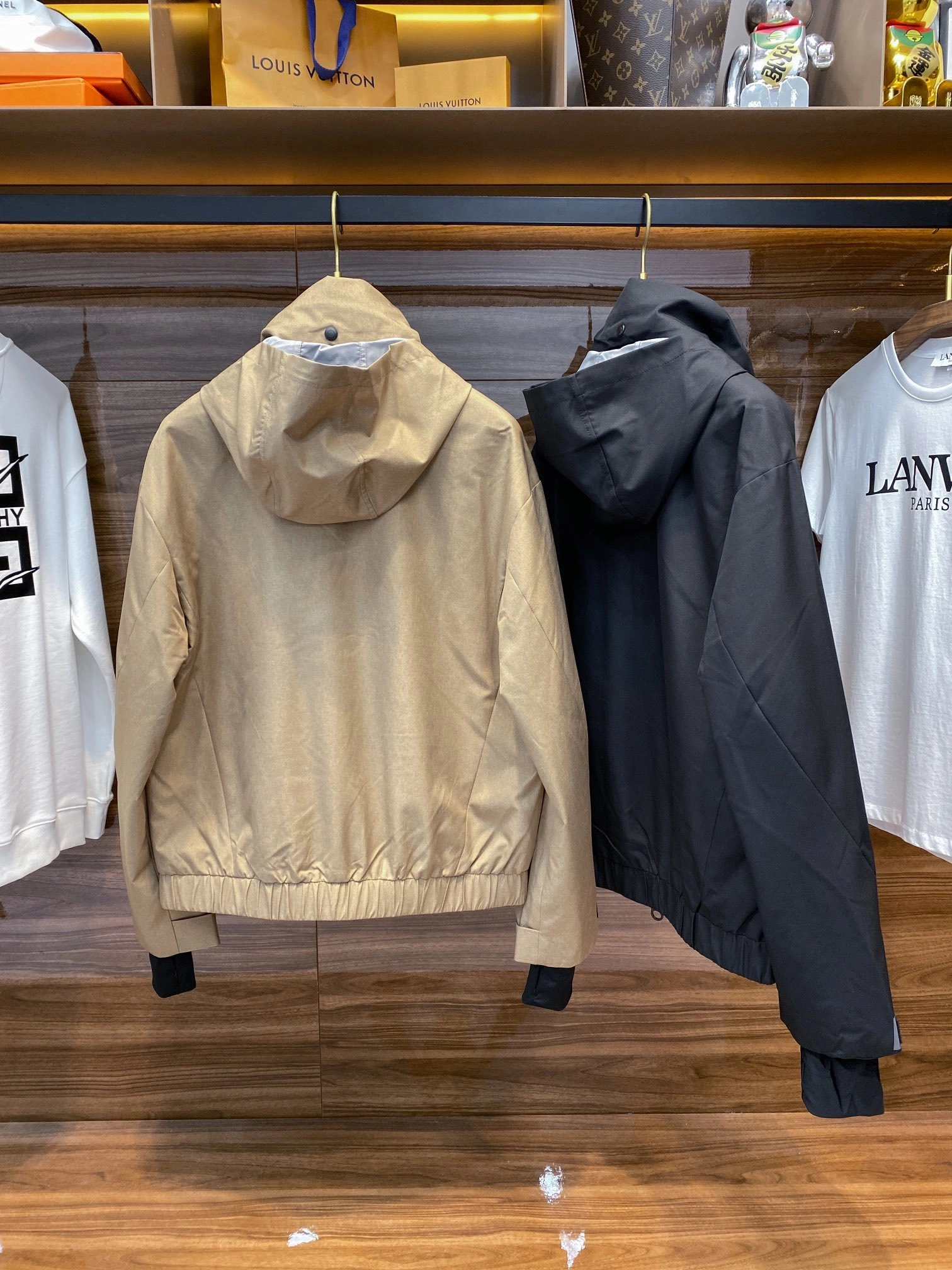 wg.luxury-- 8oro Pi191 wool reflect light oversized 2colour item:D-F54I0505-2